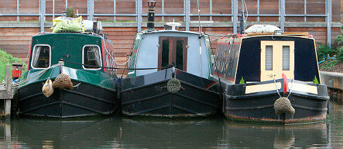 Moored Canal Boats