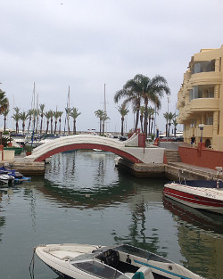 Benalmadena Marina Bridge to Apartments